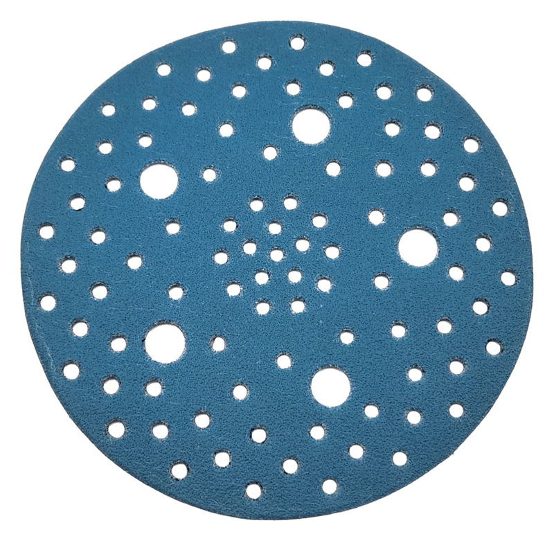 5" (127 mm) Dia. x 120 Grit A/O Hook Multi-Hole Vacuum Film-Backed DynaCut Disc