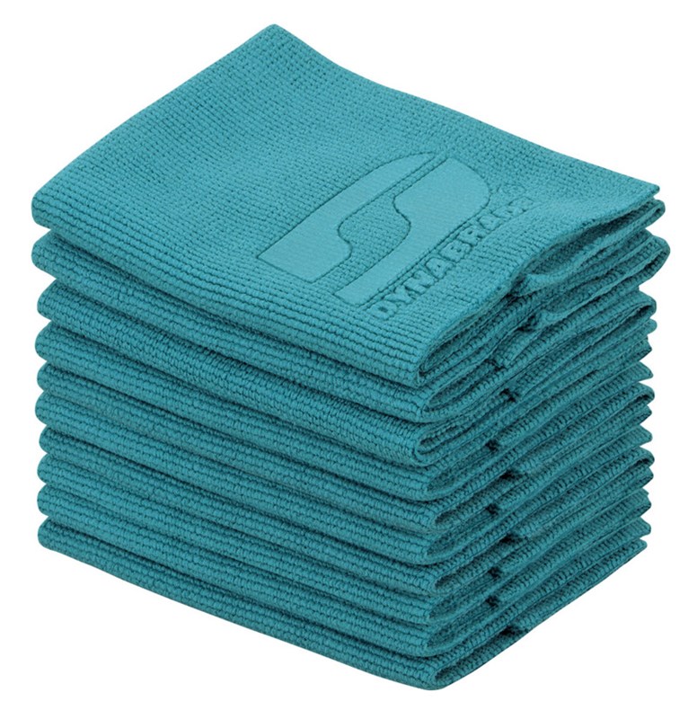 12" x 12" Premium Microfiber Wipe, 10-Pack, Teal