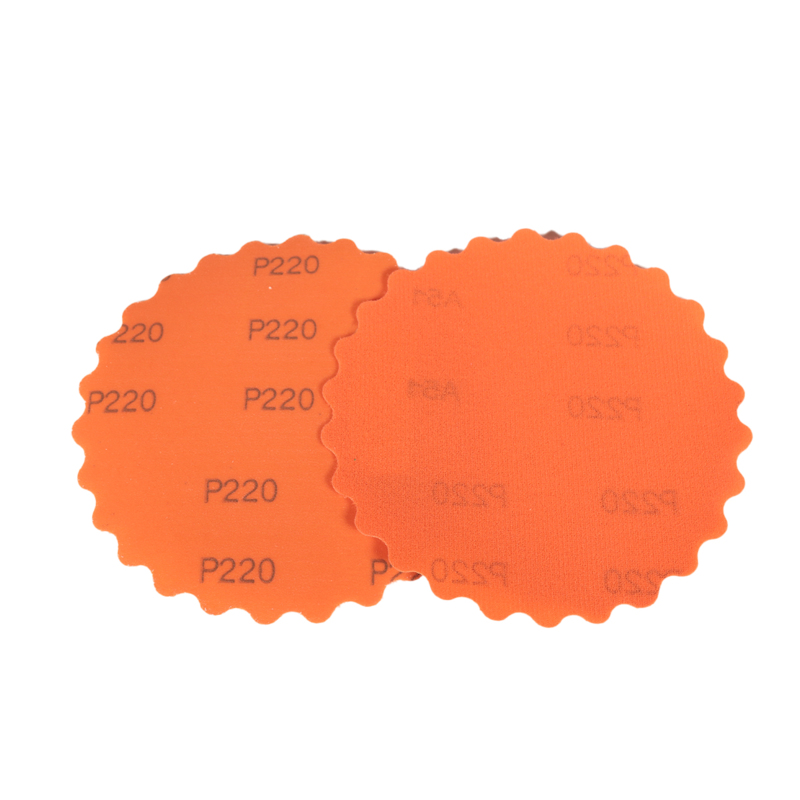 5" Dynacut 220 Grit Extreme Orange Scalloped Edge Discs