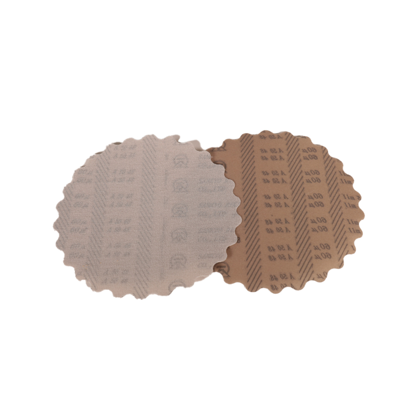5" (127 mm) Dia. x 60 Micron A/O Non-Vacuum Hook-Face Scalloped-Edge DynaCut Disc