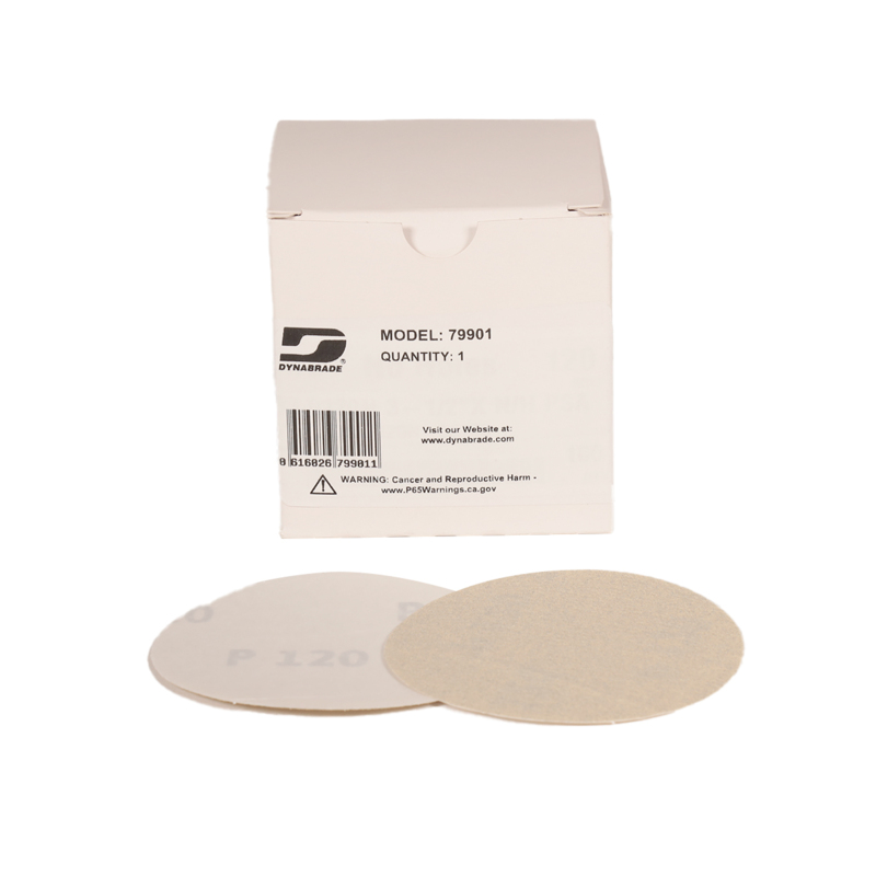 3-1/2" (89 mm) Dia. x 120 Grit A/O Non-Vacuum PSA DynaCut Disc