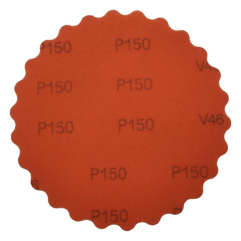 5" Dynacut 150 Grit Extreme Orange Scalloped Edge Discs