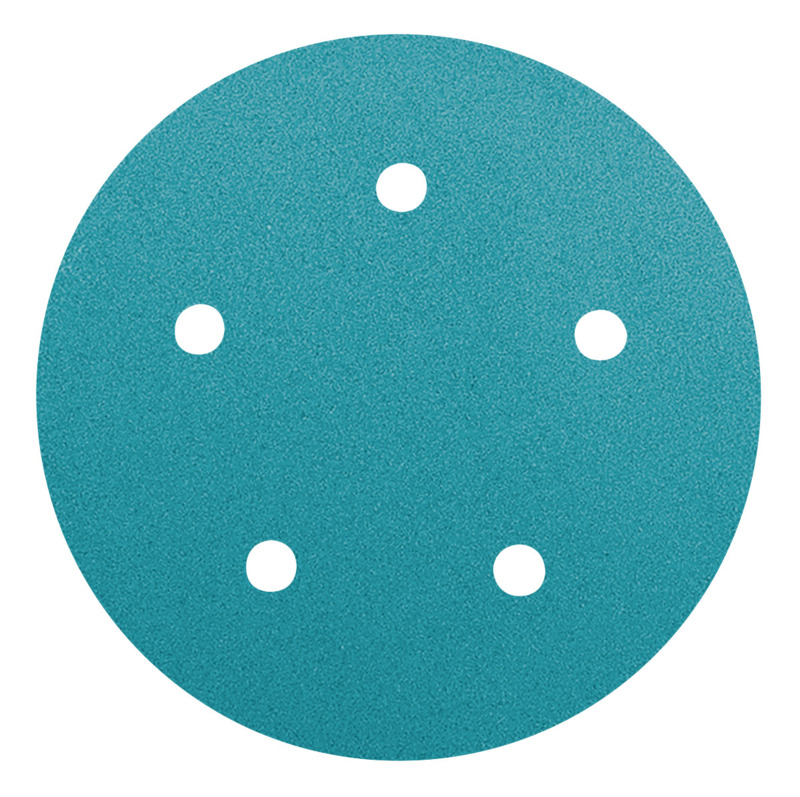 5" (127 mm) Dia. x 80 Grit A/O Hook Multi-Hole Vacuum Film-Backed DynaCut Disc