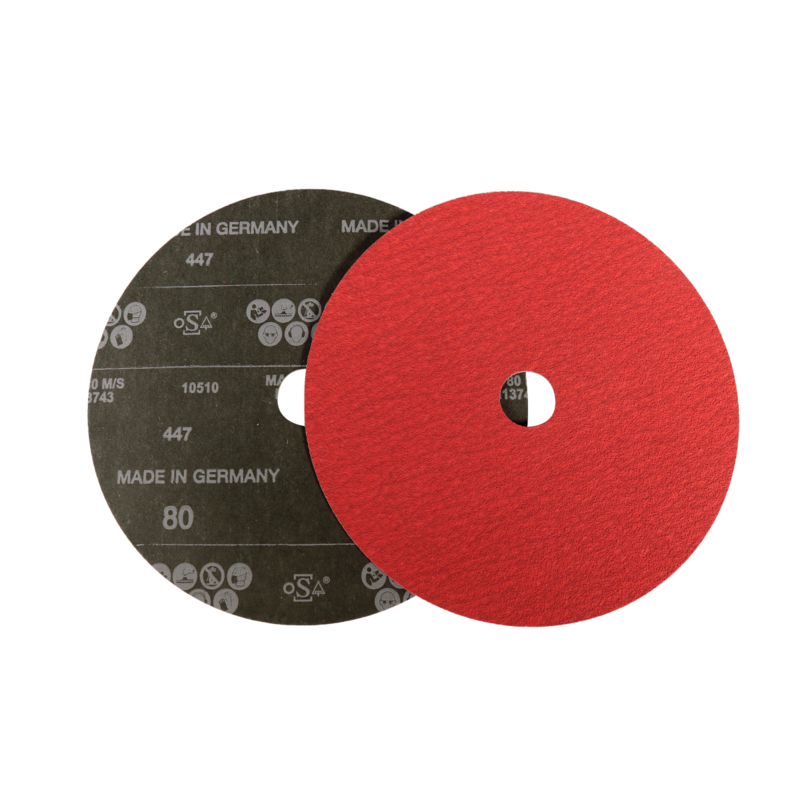 7" (178 mm) Dia. x 7/8" CH 80 Grit Ceramic DynaCut Fiber Disc