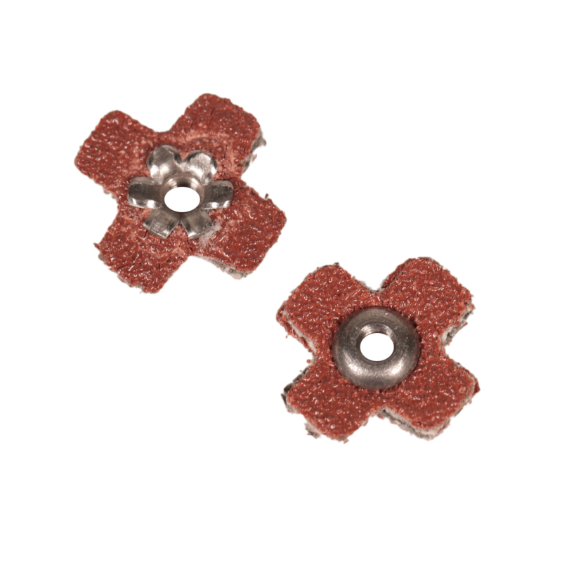1/2" (13 mm) Dia. x 80 Grit A/O 3-48 3-Ply J-Dynacut Eyelet Star