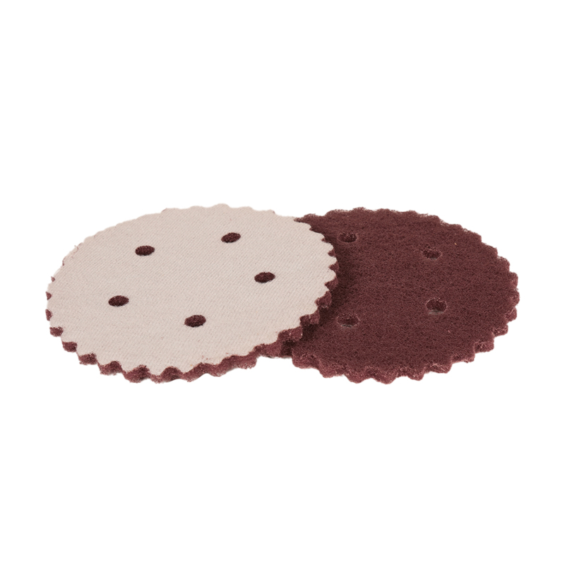 5" (127 mm) Dia. x Medium Scalloped Edge Vacuum Hook-Face DynaBrite Disc