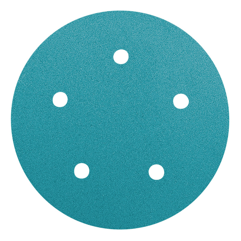 5" (127 mm) Dia. x 180 Grit A/O Hook Multi-Hole Vacuum Film-Backed DynaCut Disc