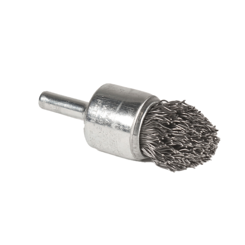 Controlled Flare End Brush 3/4" (19 mm) Dia. x .02 x 7/8" Steel