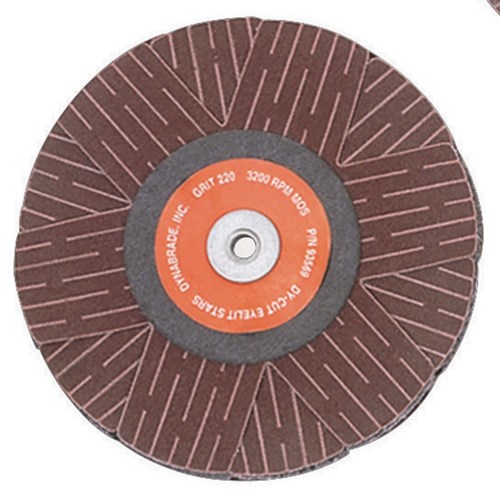 4" (102 mm) Dia. 180 Grit A/O Eyelet Sanding Star