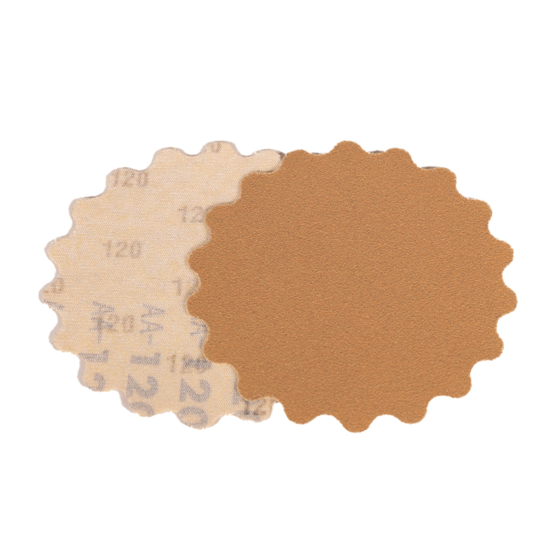 3-1/2" (89 mm) Dia. x 120 Grit A/O Non-Vacuum Hook-Face Scalloped-Edge DynaCut Disc