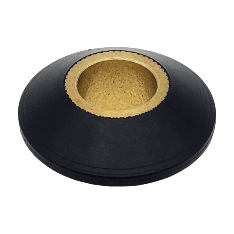 Contact Wheel, 1" Dia. x 3/8" W x 3/8" I.D., V-Shaped Face, 90 Duro Urethane