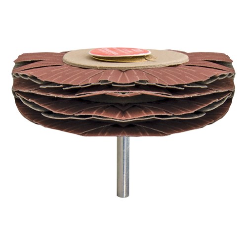 4" (102 mm) Dia. 320 Grit A/O Spindle-Mount Sanding Star