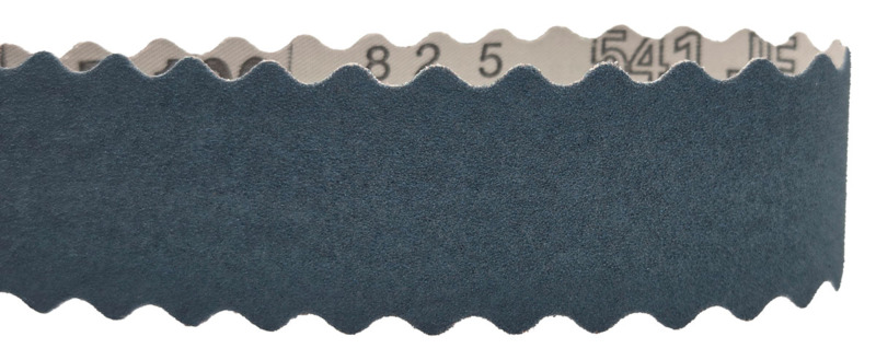 1-1/2" (38 mm) W x 30" (762 mm) L 100 Grit A/O-J DynaCut Scalloped Belt