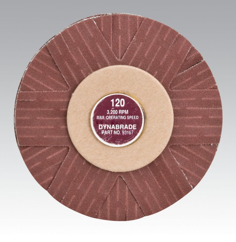 4" (102 mm) Dia. 120 Grit A/O Spindle-Mount Sanding Star