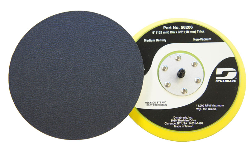 6" (152 mm) Dia. Non-Vacuum Disc Pad, Vinyl-Face
