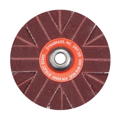 1-1/2" (38 mm) Dia. 180 Grit A/O Eyelet Sanding Star