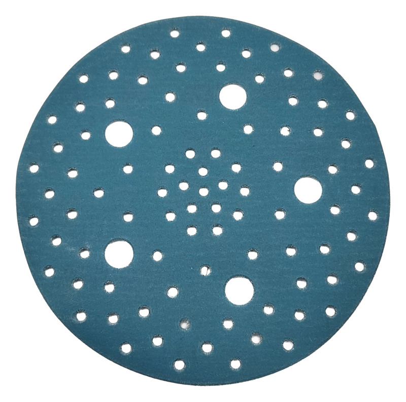 5" (127 mm) Dia. x 400 Grit A/O Hook Multi-Hole Vacuum Film-Backed DynaCut Disc