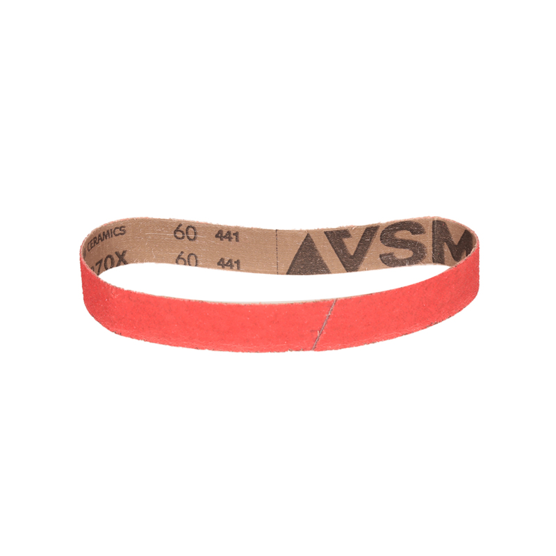 1" (25 mm) W x 18" (457 mm) L 60 Grit Ceramic DynaCut Belt