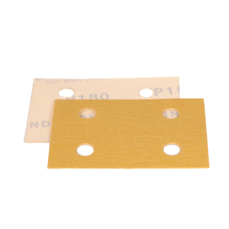 75 mm W x 110 mm L 180 Grit A/O Vacuum Hook-Face DynaCut Sheet