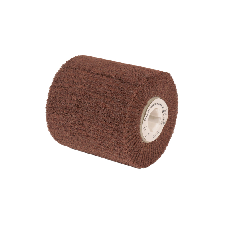 4" (102 mm) Dia. x 4" (102 mm) x 3/4" AH Very Fine NWN DynaBrite Finishing Flap Roll
