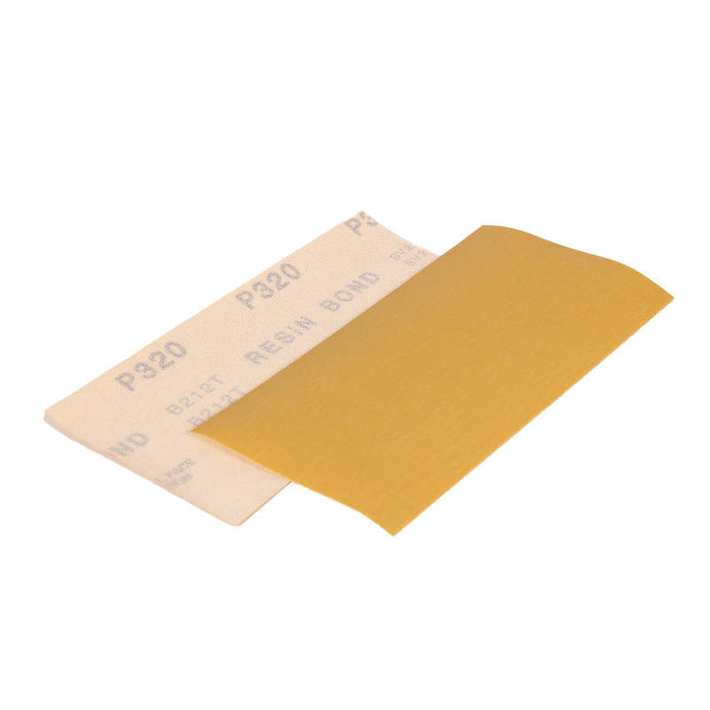 3-2/3" (93 mm) W x 7" (178 mm) L 320 Grit A/O Hook-Face Non-Vacuum DynaCut Sheet