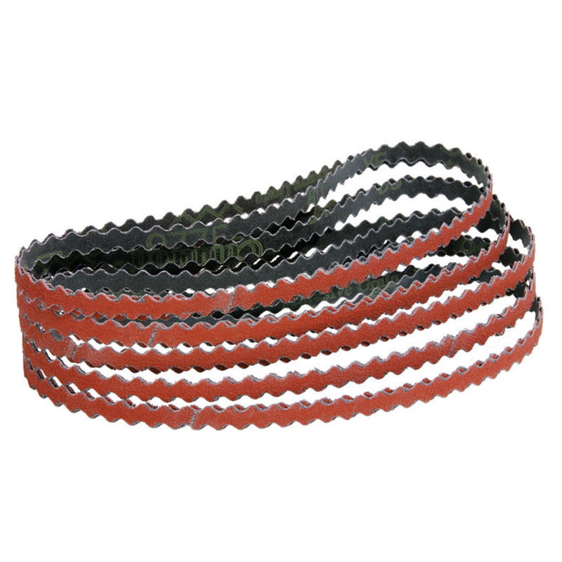 1/2" W x 18" L 60 Grit Ceramic DynaCut Scalloped Edge Belt