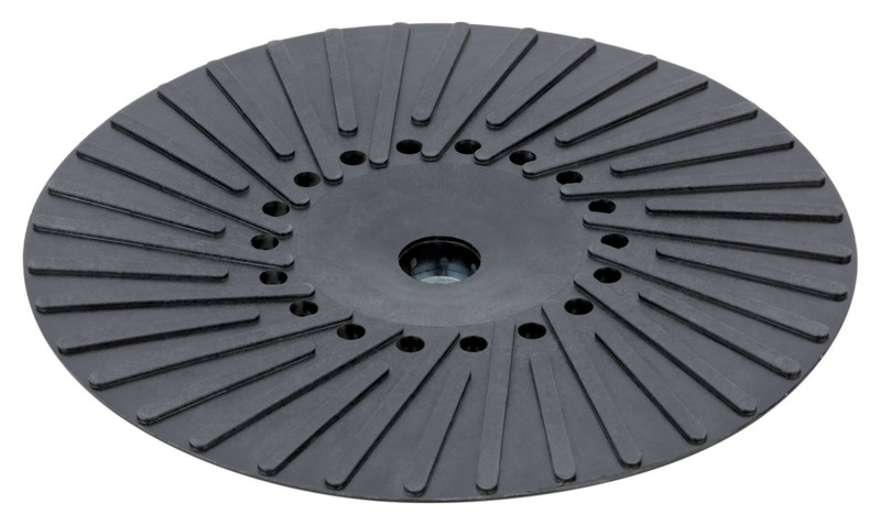 9" Pad Ass'y, Spiral Rib, Med. 5/8"-11 Thread, 6,600 RPM Max.