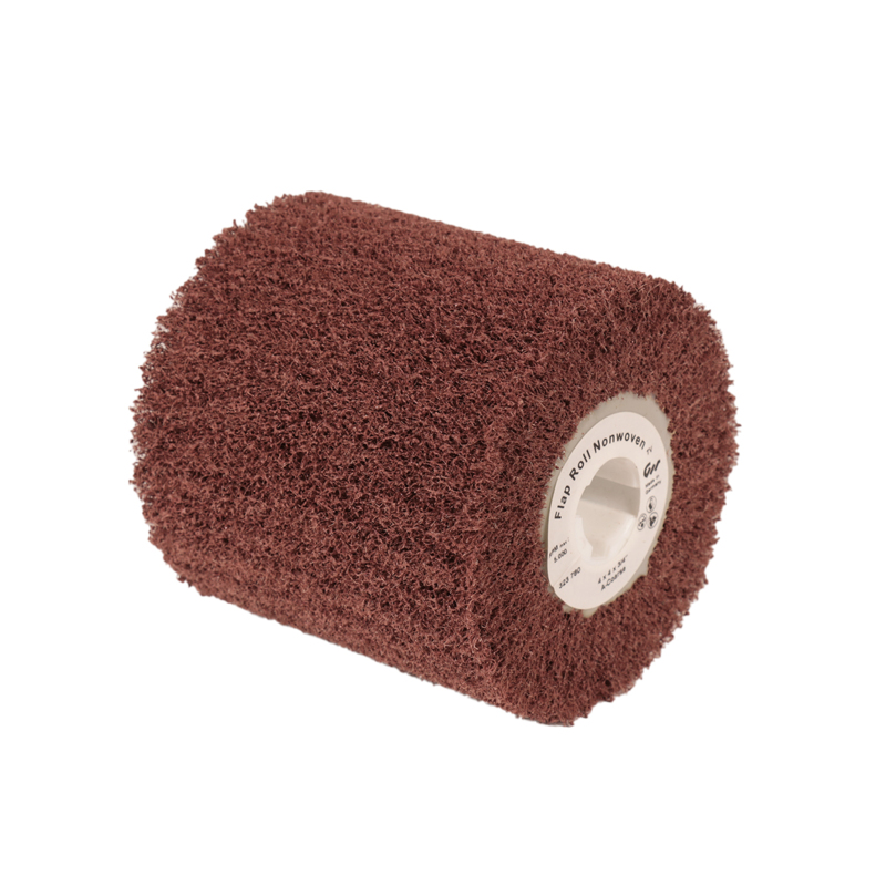 4" (102 mm) Dia. x 4" (102 mm) x 3/4" AH Coarse NWN DynaBrite Finishing Flap Roll