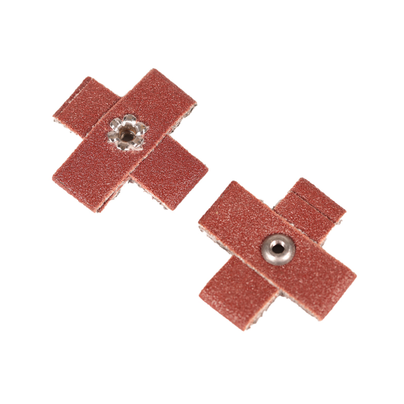 1" (25 mm) Dia. x 3-48 A/O 150 Grit 8-Ply J-DynaCut Cross Pad