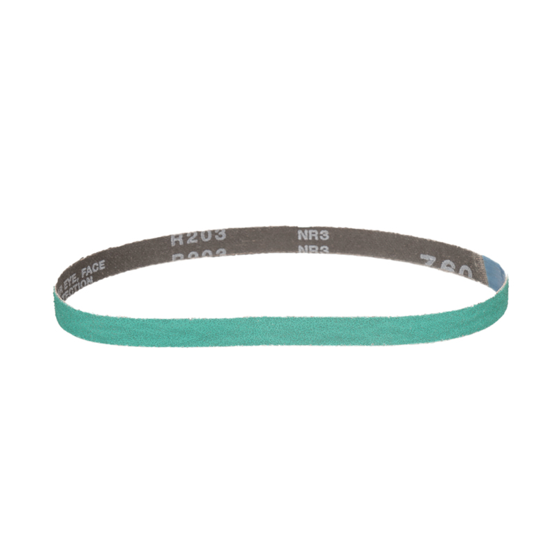 1/2" (13 mm) W x 18" (457 mm) L 60 Grit R203 A/Z DynaCut Belt
