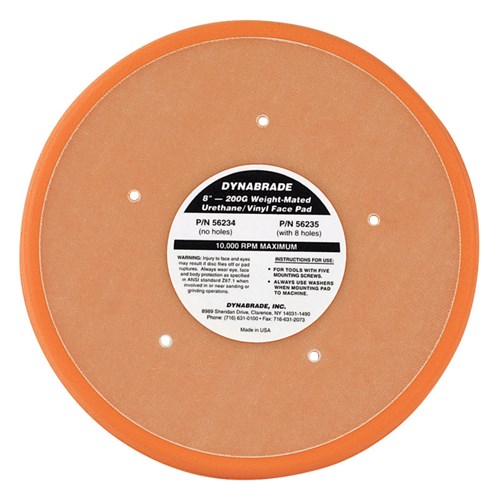 8" Non Vac Vinyl Pad