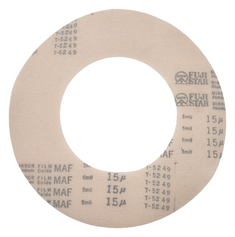 11-1/4" (286 mm) Dia. x 15 Micron A/O Hook "O"-style Vacuum Microfinishing Di