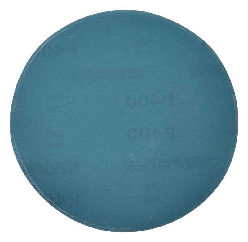 6" (152 mm) Dia. x 400 Grit A/O Hook Non-Vacuum Film-Backed DynaCut Disc