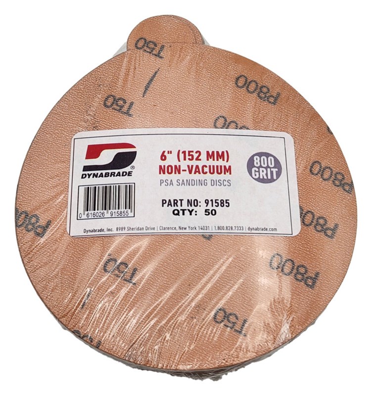 6" NV -800 Grit PSA Dynacut