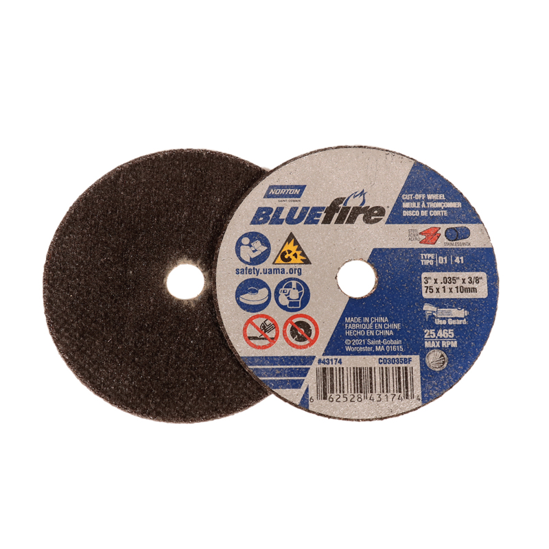 3" Cut-Off Wheel, Z/A, 3/8" Ce